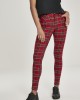 Дамски кариран панталон Urban Classics Ladies Skinny Tartan Pants 