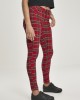 Дамски кариран панталон Urban Classics Ladies Skinny Tartan Pants 