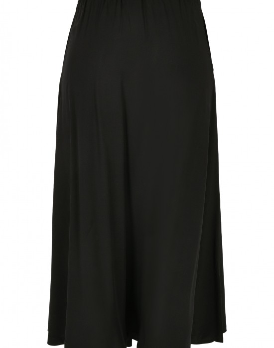 Дамска пола в черен цвят Urban Classics Viscose Midi 
