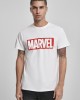 Мъжка тениска MERCHCODE Marvel Logo в бял цвят
