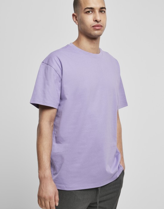 Мъжка изчистена тениска в лилав цвят Urban Classics lavender