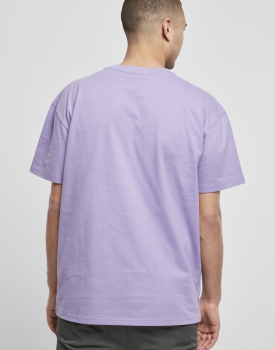Мъжка изчистена тениска в лилав цвят Urban Classics lavender