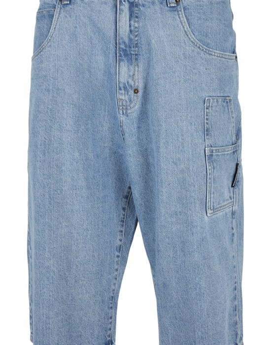 Мъжки къси дънкови панталони в син цвят Southpole Denim Shorts mid blue 