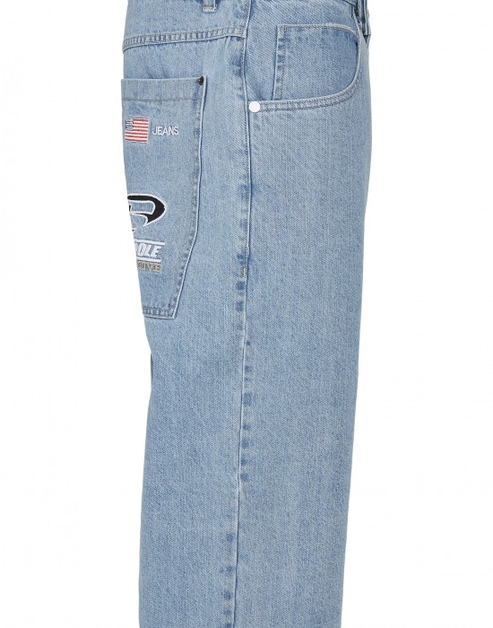 Мъжки къси дънкови панталони в син цвят Southpole Denim Shorts mid blue 