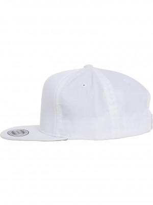 Шапка за деца с козирка в бяло Pro-Style Twill Snapback Youth Cap 