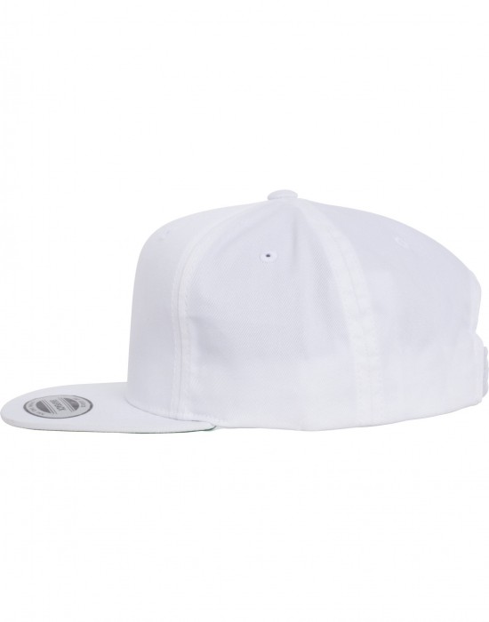 Шапка за деца с козирка в бяло Pro-Style Twill Snapback Youth Cap 