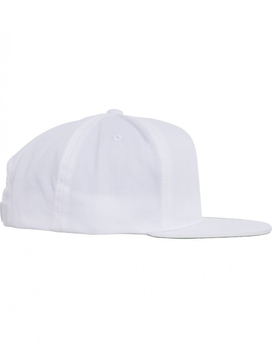 Шапка за деца с козирка в бяло Pro-Style Twill Snapback Youth Cap 
