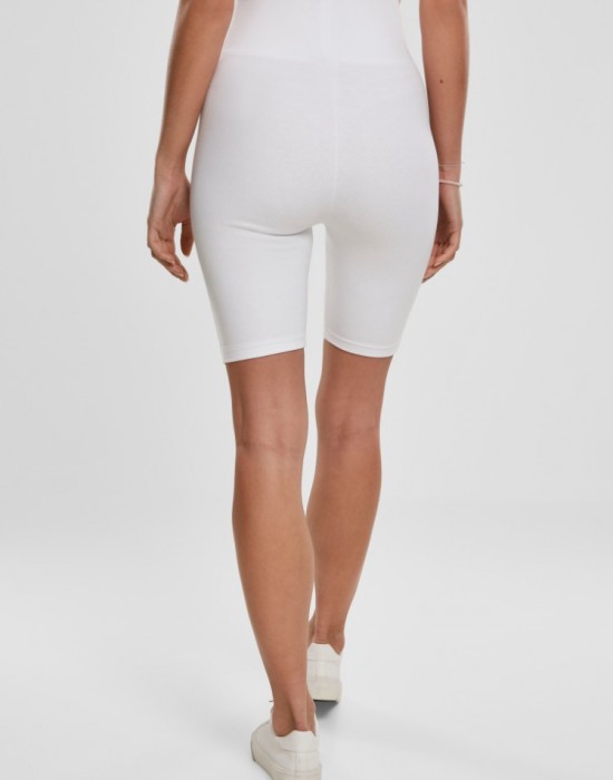 Дамски къс клин с висока талия в бял цвят Urban Classics High Waist 
