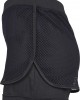 Дамски двуслойни мрежести къси панталони в черно Urban Classics Ladies Double Layer Mesh Shorts