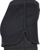 Дамски двуслойни мрежести къси панталони в черно Urban Classics Ladies Double Layer Mesh Shorts