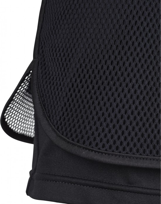 Дамски двуслойни мрежести къси панталони в черно Urban Classics Ladies Double Layer Mesh Shorts