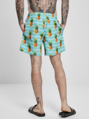 Мъжки плувни шорти Urban Classics, pineapple aop 
