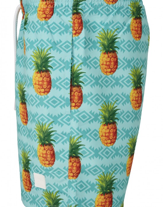 Мъжки плувни шорти Urban Classics, pineapple aop 