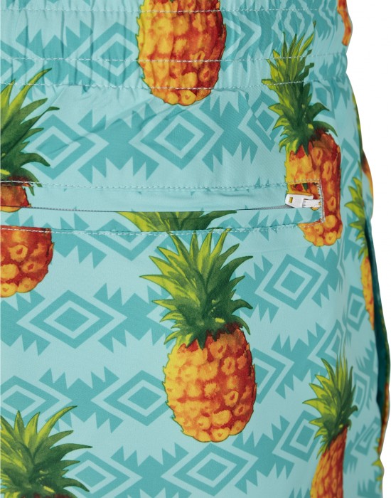 Мъжки плувни шорти Urban Classics, pineapple aop 