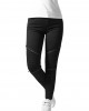 Дамски панталон в черен цвят Urban Classics Ladies Stretch Biker Pants black 