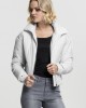 Дамско яке Urban Classics High Neck в бял цвят