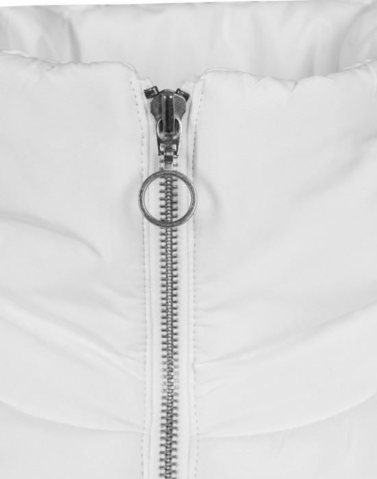 Дамско яке Urban Classics High Neck в бял цвят