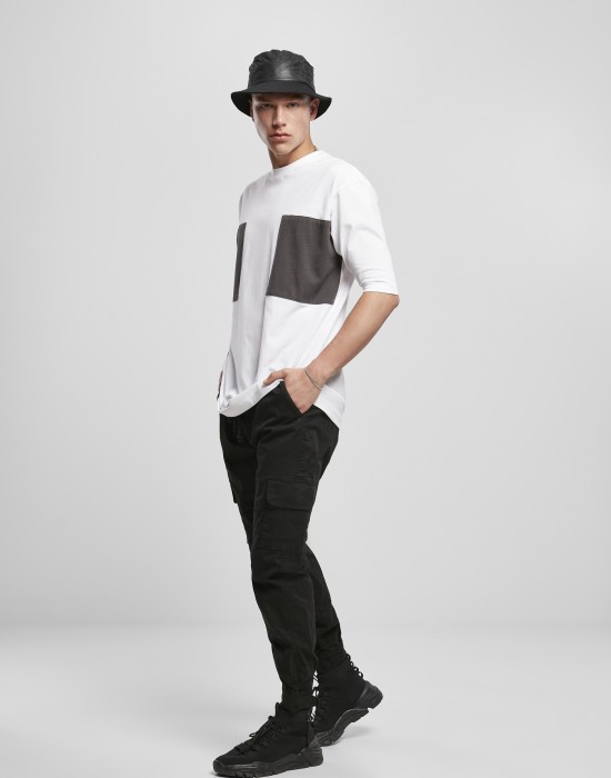 Мъжка тениска в бял цвят Urban Classics Big Double Pocket
