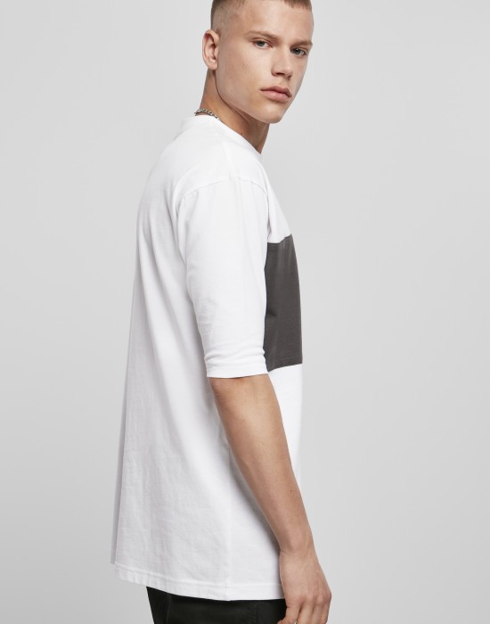 Мъжка тениска в бял цвят Urban Classics Big Double Pocket