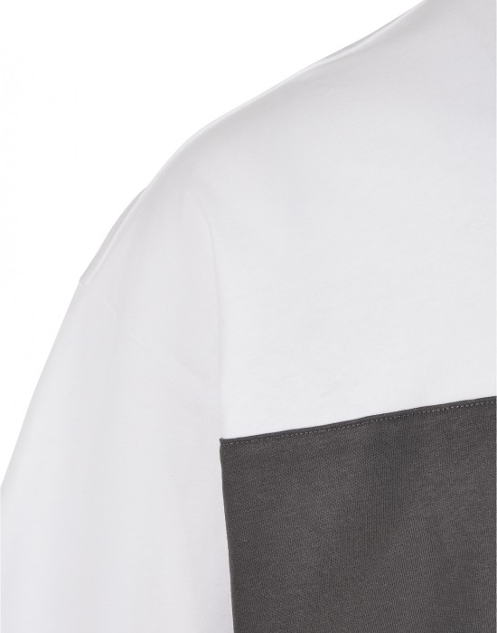 Мъжка тениска в бял цвят Urban Classics Big Double Pocket