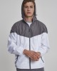 Мъжко спортно яке Urban Classics в сиво и бяло