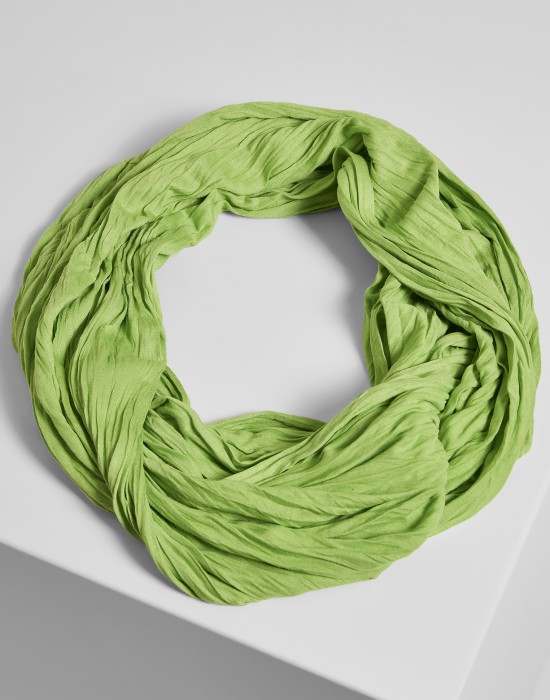 Лимонено зелен шал MSTRDS Wrinkle Loop 