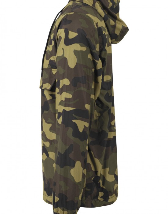 Мъжко яке ветровка в камуфлаж Urban Classics woodcamo