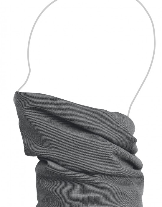 Многофункционална бийни шапка в тъмносив цвят MSTRDS Rib 2in1 Beanie 