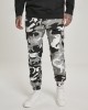 Мъжки панталон в сив камуфлаж Urban Classics snow camo