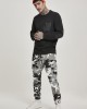 Мъжки панталон в сив камуфлаж Urban Classics snow camo