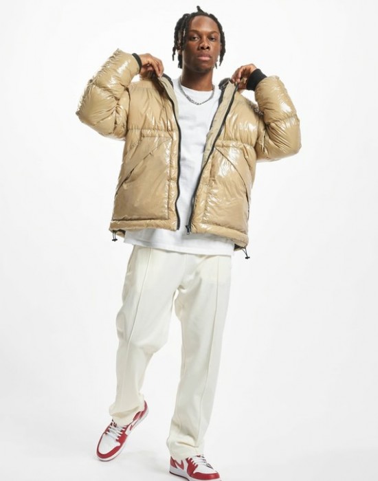 Зимно широко яке в черен цвят UNISEX DEF Jacket Shiny