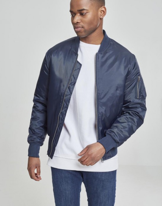 Мъжко тъмносиньо яке тип бомбър Urban Classics navy