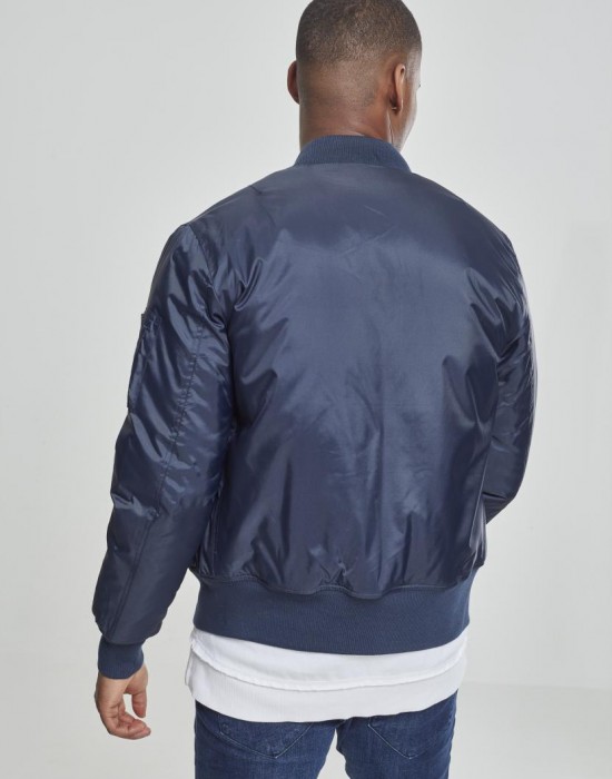 Мъжко тъмносиньо яке тип бомбър Urban Classics navy