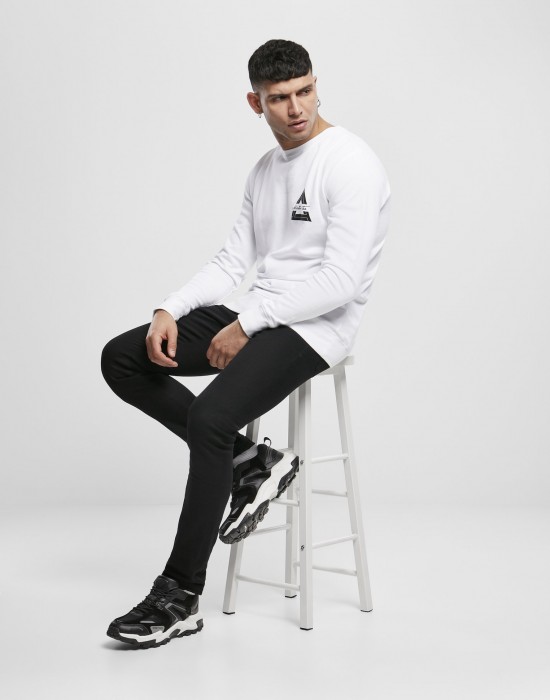 Мъжка бяла блуза Mister Tee Triangle 