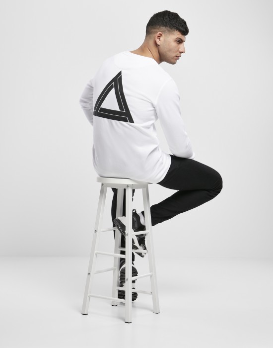 Мъжка бяла блуза Mister Tee Triangle 