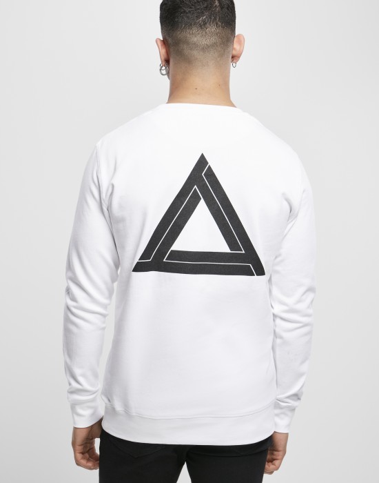 Мъжка бяла блуза Mister Tee Triangle 
