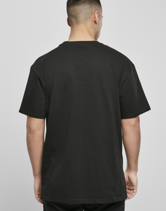 Мъжка тениска в черно Mister Tee