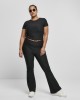 Дамска тениска с дантела в черен цвят Ladies Tee black