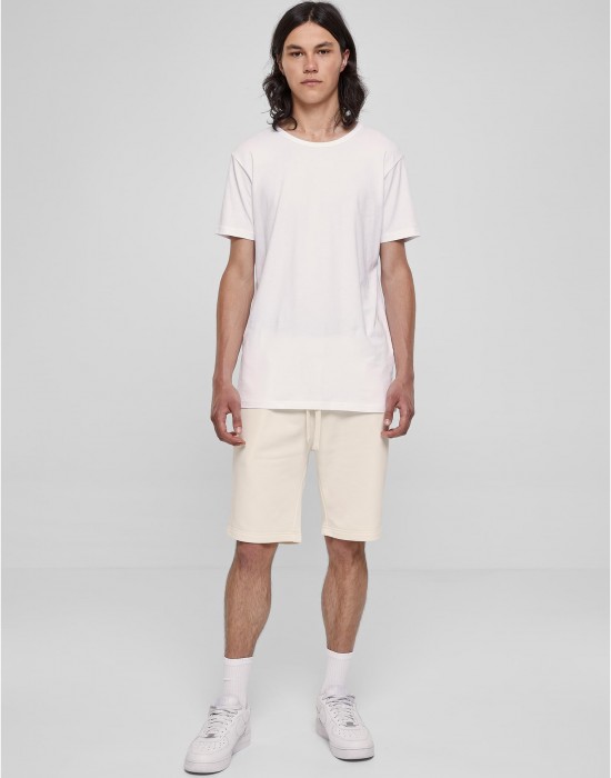 Мъжки къси панталони в цвят екрю Urban Classics Basic Sweatshorts