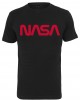Мъжка тениска в черно Mister Tee  NASA Worm 