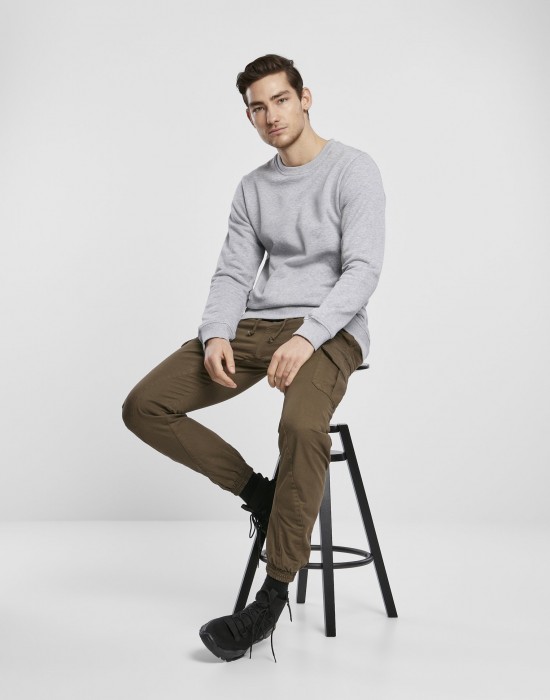 Мъжки карго панталони в цвят маслина Urban Classics Cargo Jogging Pants 