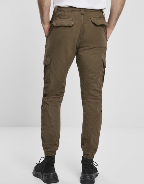 Мъжки карго панталони в цвят маслина Urban Classics Cargo Jogging Pants 