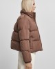 Дамско яке в кафяв цвят Urban Classics Peached Puffer