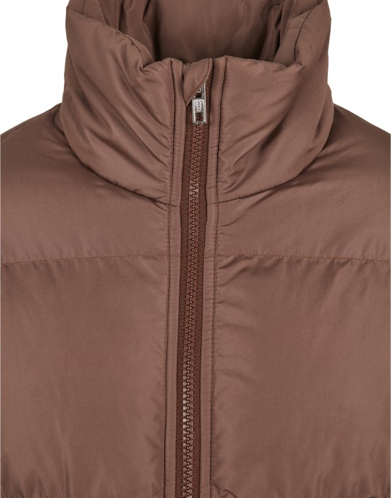 Дамско яке в кафяв цвят Urban Classics Peached Puffer