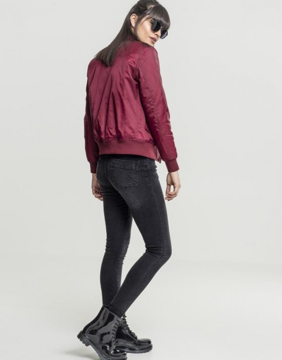 Дамско яке в червено от Urban Classics Ladies Basic Bomber 
