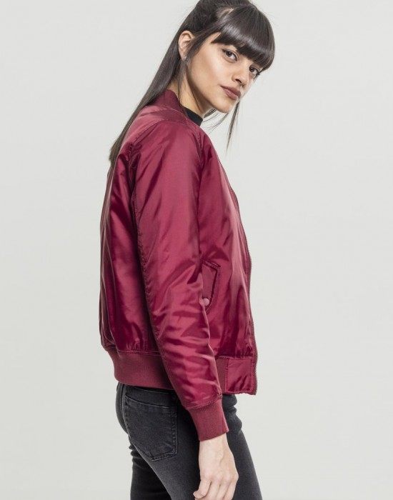 Дамско яке в червено от Urban Classics Ladies Basic Bomber 