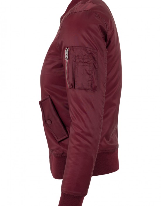 Дамско яке в червено от Urban Classics Ladies Basic Bomber 