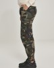 Дамски карго панталон в зелен камуфлажен цвят Urban Classics Ladies High Waist Camo Cargo Pants