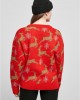Дамски коледен пуловер в червен цвят Ladies Christmas Sweater