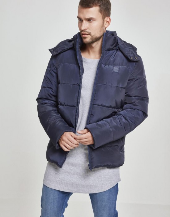Мъжко зимно яке Urban Classics в син цвят